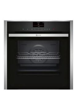 Neff B47Vr32N0B 60Cm Built-In Slide And Hide Electric Single Oven - Stainless Steel